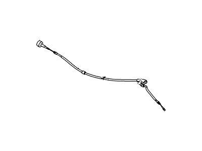 Ford Flex Parking Brake Cable - 8A8Z-2A635-B