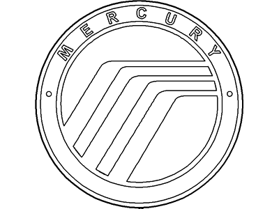 Mercury Monterey Emblem - 4F2Z-1742528-AA