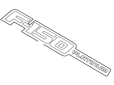2009 Ford F-150 Emblem - 9L3Z-16720-H