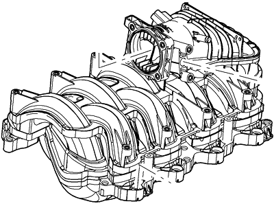 Lincoln Intake Manifold - AL3Z-9424-D