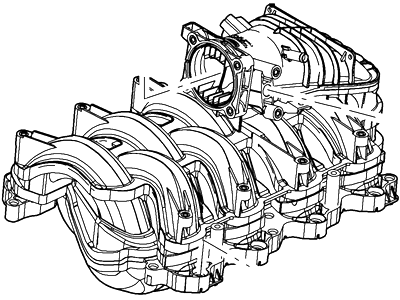 Lincoln Mark LT Intake Manifold - AL3Z-9424-D