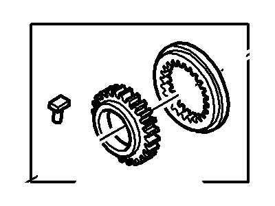 Ford 1R3Z-7124-BA Synchronizer Assembly - 1st And 2nd Speed