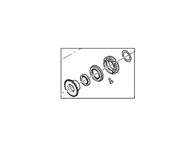 Ford 1R3Z-7124-CA Synchronizer Assembly