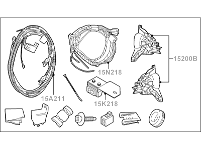 Ford 1L2Z-15200-BC Lamp Assembly - Fog - Front