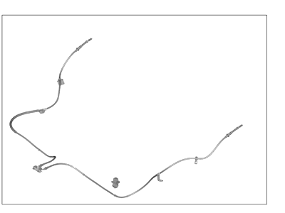 Ford D2BZ-2A603-A Cable Assy - Parking Brake