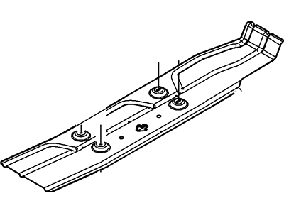 Ford Ranger Fuel Tank Skid Plate - 9L5Z-9A147-A
