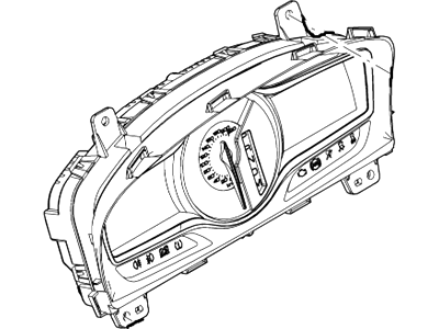Lincoln MKX Instrument Cluster - BA1Z-10849-BF