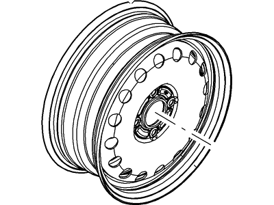 Ford 9S4Z-1007-C Wheel Assembly