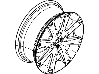 Ford AE8Z-1007-A Wheel Assembly