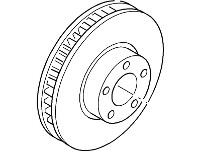 2001 Ford Mustang Brake Disc - XR3Z-1125-BC