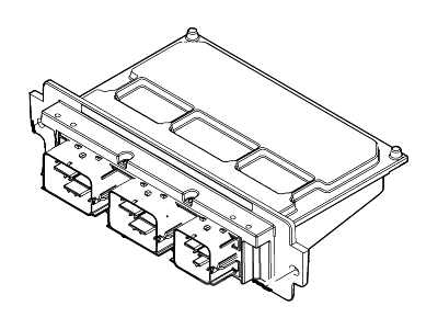 Ford DT4Z-12A650-AHD Module - Engine Control - EEC