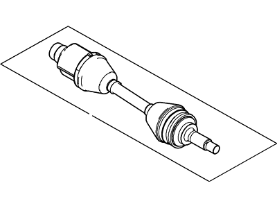 Ford 5L8Z-3A428-DA Front Axle Shaft