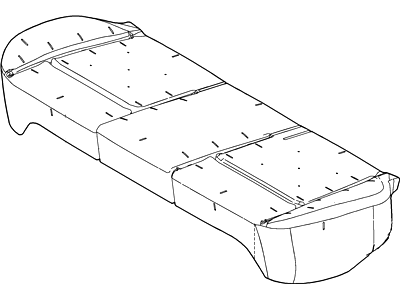 Ford BE8Z-5463840-A Rear Seat Cushion Pad