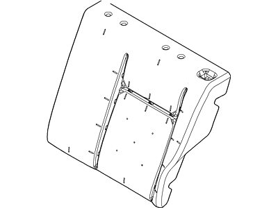 Ford BE8Z-5466801-A Pad - Rear Seat Back