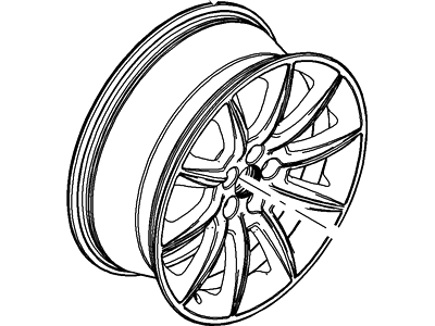 Ford BE9Z-1007-C Wheel Assembly