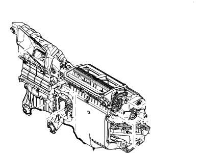 Ford BT4Z-19B555-D Evaporator And Housing