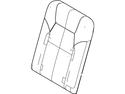 Ford 7L2Z-7866600-EC Rear Seat Back Cover Assembly
