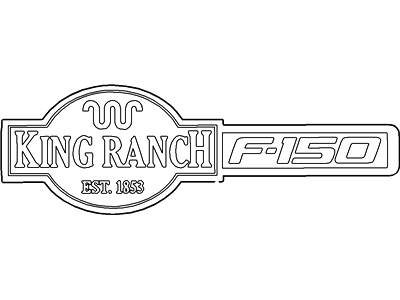 Lincoln Mark LT Emblem - 9L3Z-16720-JB