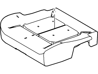 2012 Ford F-250 Super Duty Seat Cushion - BC3Z-2663840-B