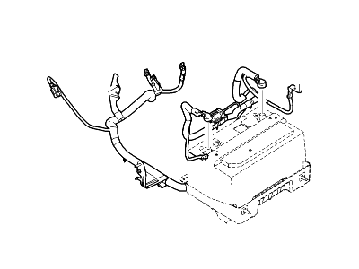 2007 Mercury Mountaineer Battery Cable - 7L2Z-14300-AA