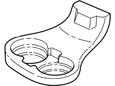 Ford 1F2Z1713562AAA Cupholder Assembly