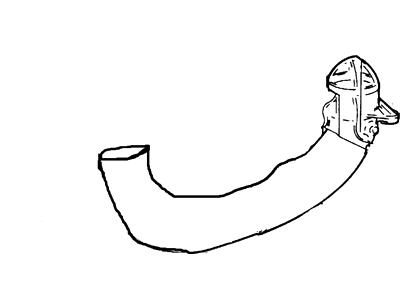 Ford 2M5Z-9A624-AA Tube Assy - Air Intake