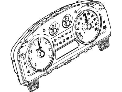 Ford Flex Instrument Cluster - AA8Z-10849-CA