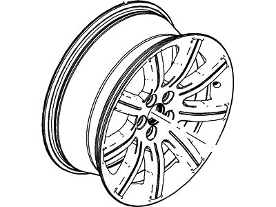 Ford BA8Z-1007-D Wheel Assembly