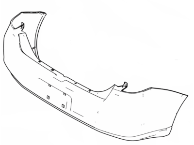 2009 Ford Focus Bumper - 8S4Z-17K835-ABCP