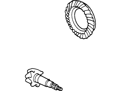 Ford F7UZ-4209-AD Gear And Pinion Assembly - Driving