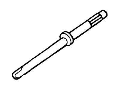 2004 Ford F53 Stripped Chassis Steering Shaft - F81Z-3524-AA