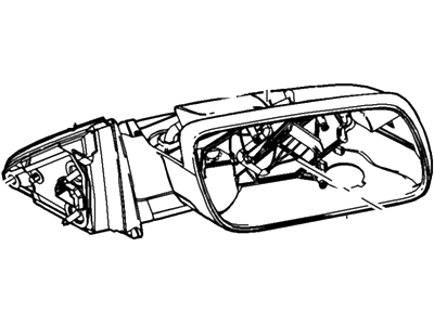 Ford DA8Z-17682-AA Mirror Assembly - Rear View Outer