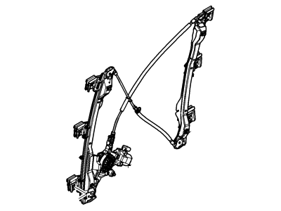 2011 Ford Focus Window Regulator - 8S4Z-6323201-BA