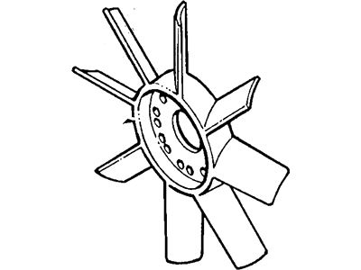 Ford Ranger Fan Blade - F3TZ-8600-A