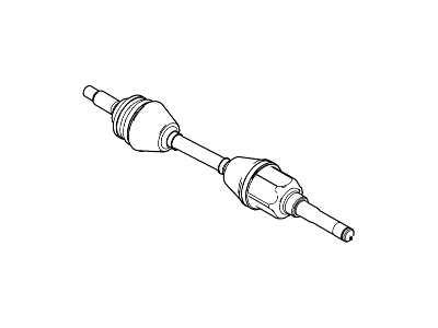 Ford 5L8Z-3A427-C Shaft - Front Axle