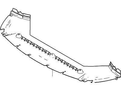 Ford 6S4Z-8327-A Deflector