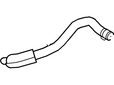 2000 Lincoln LS Cooling Hose - XW4Z-18472-AA