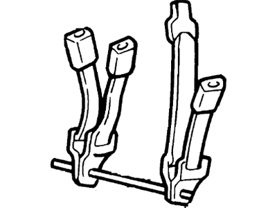 Ford YC3Z-78600A38-AAA Belt And Buckle Assembly