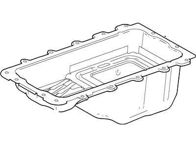 2001 Ford F-150 Oil Pan - XL1Z-6675-CA
