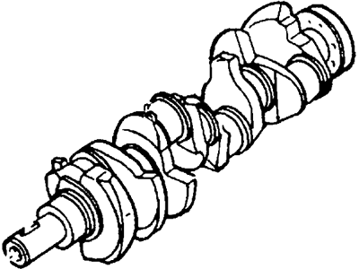 Lincoln Mark VII Crankshaft - F4ZZ-6303-ARM