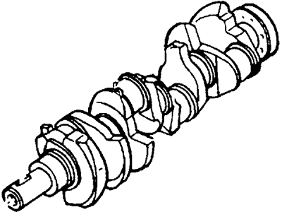 1993 Ford Thunderbird Crankshaft - F4ZZ-6303-ARM