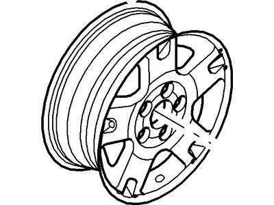 Ford 6L8Z-1007-A Wheel Assembly