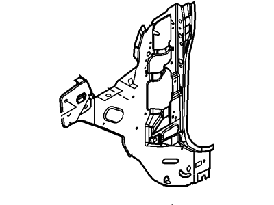 Ford BC3Z-2502038-A Panel Assembly - Cowl Side