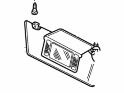 Ford XW4Z-5404104-AAD Sun Visor Assembly
