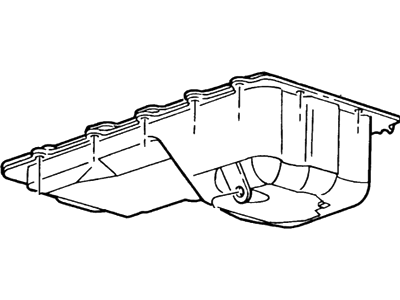 2002 Mercury Grand Marquis Oil Pan - XL3Z-6675-AA