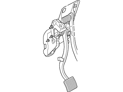 Ford 1L2Z-2455-BA Pedal Assembly - Brake