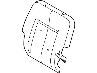 Ford 2L1Z-7866800-BA Pad - Rear Seat Back