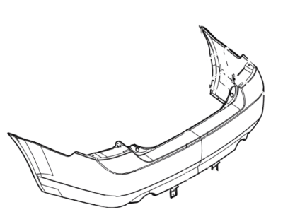Mercury Milan Bumper - 8E5Z-17K835-HACP