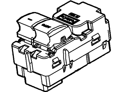 Ford 6L2Z-14529-AAA Switch - Window Control - Single