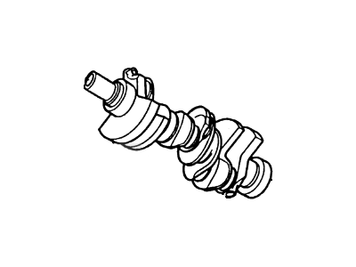 1993 Ford Tempo Crankshaft - E43Z-6V303-ARM